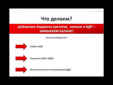 "Мастер бюджетирования". Урок 10 "Как связать БДДС, БДР и Баланс"