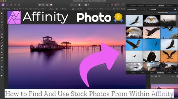 Get Access To Stock Photos from within Affinity Photo