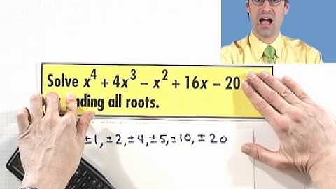 Finding All Zeros of a Polynomial Equation: Another Example