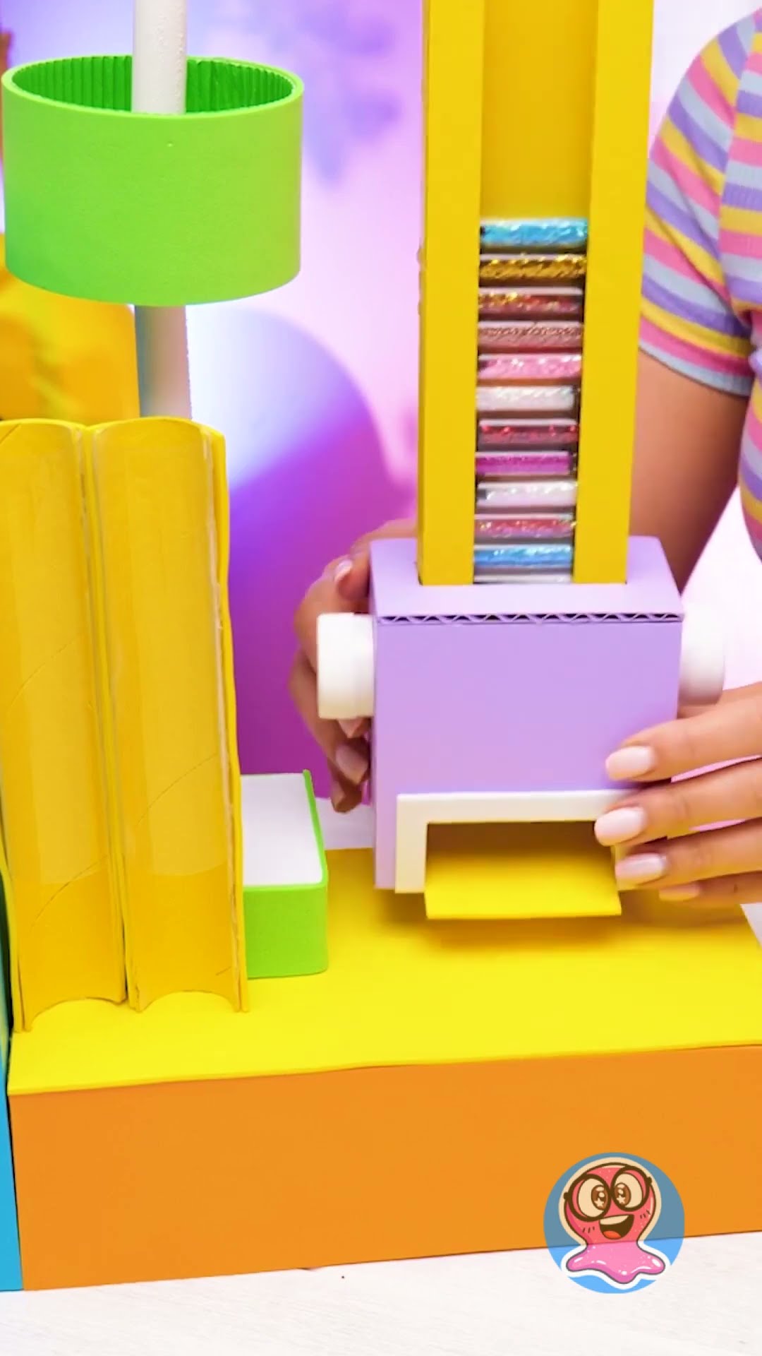 Fábrica DIY de Sticky Goo de cartón || Extravagancia brillante ✨ #manualidades