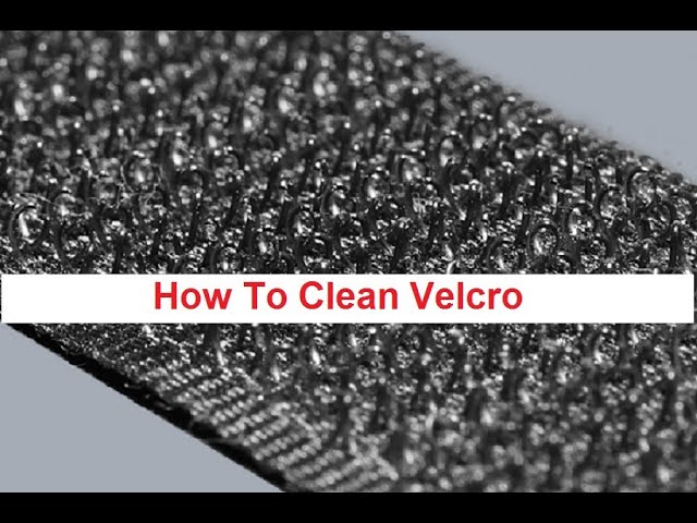 How to Easily Clean Out Your Velcro - Hook & Loop or Aplix Cloth