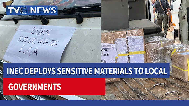 (Watch) Ekiti Governorship Election | INEC Deploys Sensitive Materials To Local Governments