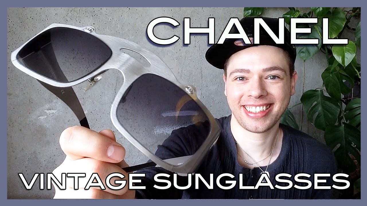 unboxing CHANEL vintage sunglasses 00's 