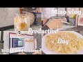 (Chill Study Vlog) A Productive Day | Online Classes, Coffee, Aesthetic Word Note, Chicken Alfredo