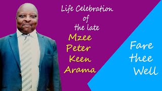 BURIAL CEREMONY  OF THE LATE MZEE PETER KEEN ARAMA