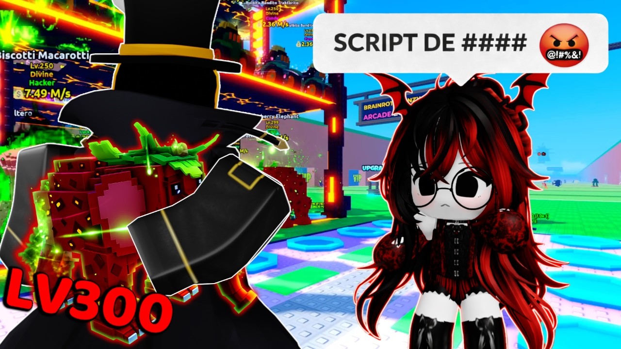 Me Acusa De Hacker y Reporta Por Tener Un Brainrot Lv300 - Tsunami For Brainrots