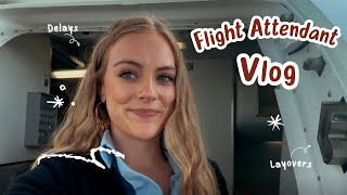 FLIGHT ATTENDANT VLOG// WORKING DURING THE HOLIDAY SEASON