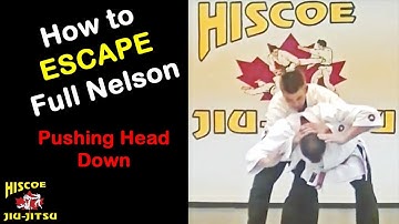 How to escape a Full Nelson Pushing Head Down