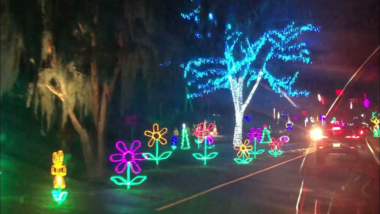 Jekyll Island Christmas Lights 2021 YouTube