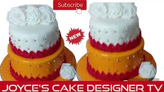 Beautiful and Simple Cake Decorating/Birthday Cake