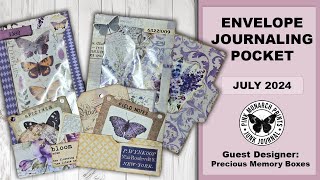 Envelope Journaling Pocket - Easy idea to add into your next journal! #junkjournal #scrapbooking