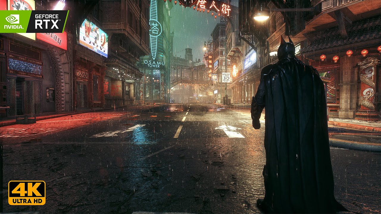 Batman Arkham Knight - RTX 3080 Ultra Graphics Gameplay [4K 60FPS] - YouTube