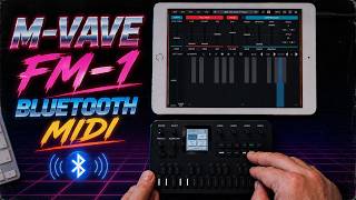 How to use M-VAVE FM-1 as a bluetooth MIDI controller (demo with iOS synth app)