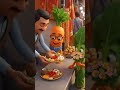 🍅🌽 Adventure with Vegetable Friends! 🌽🍅🥕 #foodart #funny #comedy #tinyworld #villagelife #cartoon