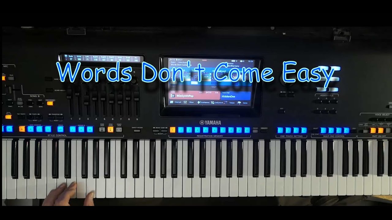 Words Don t Come Easy Cover YouTube Words don t come easy cover youtube