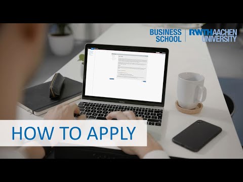 How To Apply | RWTH Business School