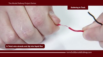 Soldering to Track Made Easy with DCCconcepts