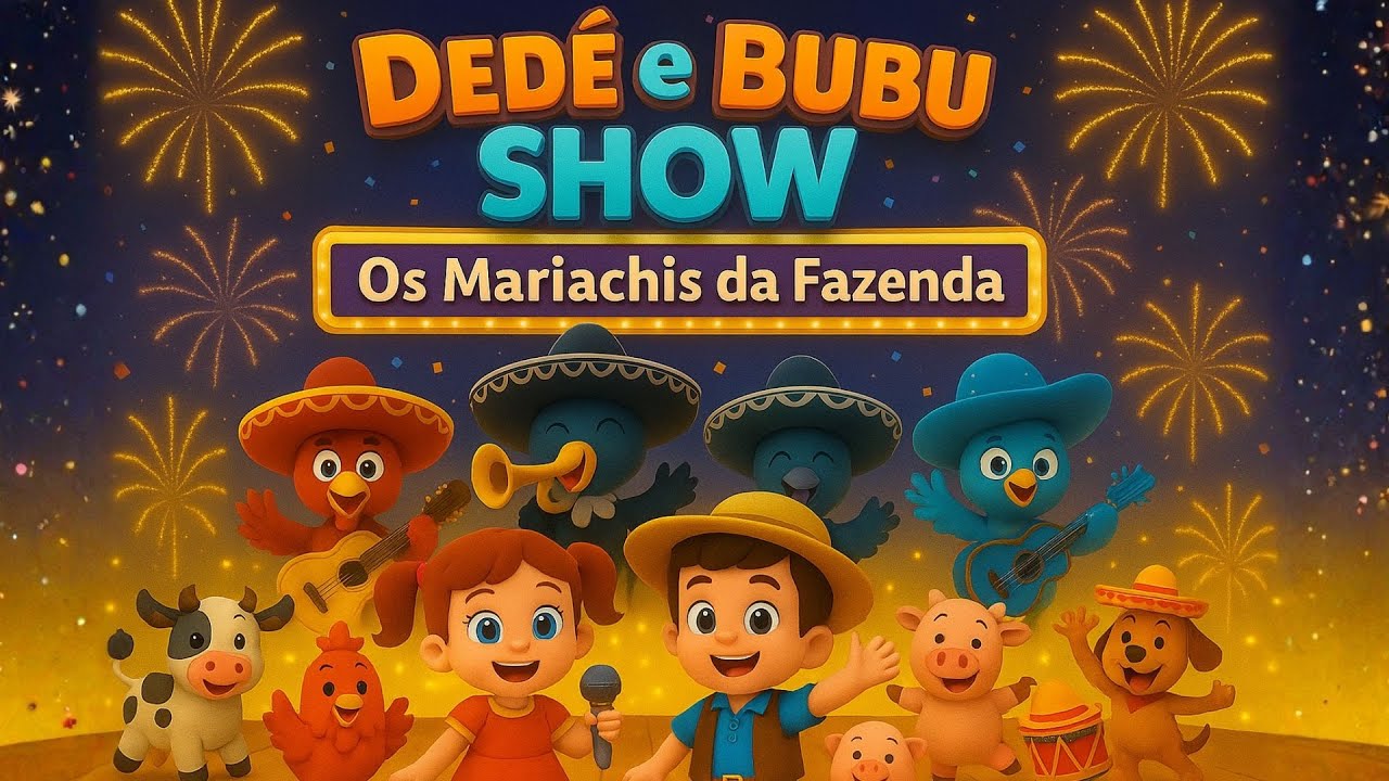 Os Mariachis da Fazenda | Música Infantil Divertida | Dedé e Bubu Show 🎵