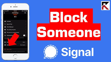 How To Block Someone Signal iPhone