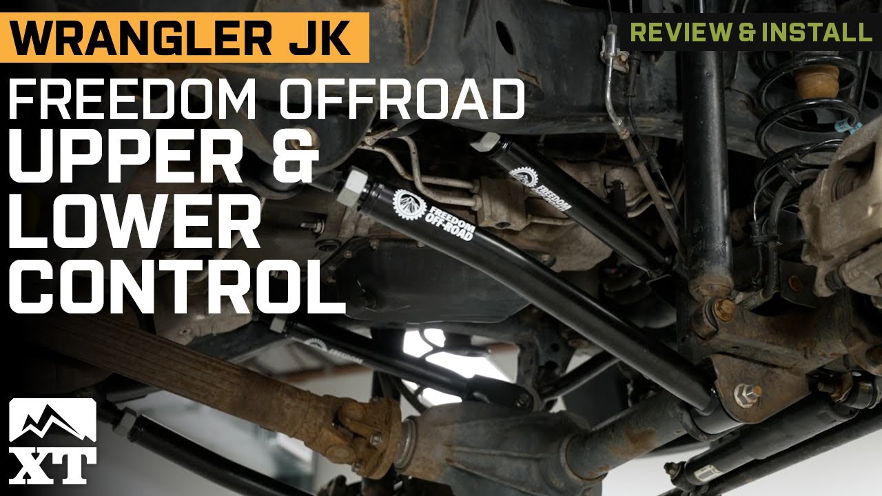 Jeep Wrangler JK Freedom Offroad Adjustable Front Upper and Lower ...