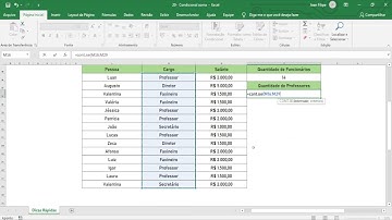 Como Contar Células Preenchidas com Critérios no Excel - Dicas Rápidas
