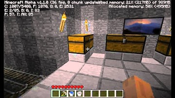 Minecraft Tutorial: How to make a Minecart and tracks