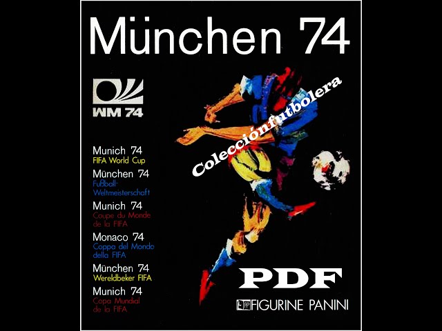DESCARGA AQUÍ ALBUM DE FUTBOL DEL MUNDIAL ALEMANIA 1974 CON