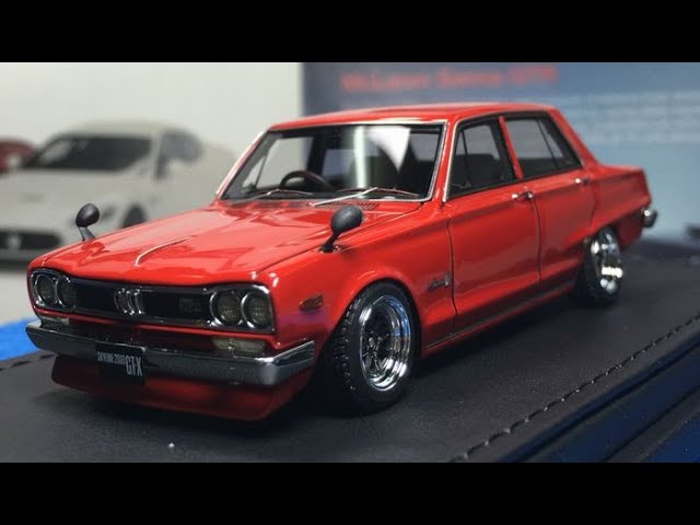 Nissan Skyline 2000 GT-R PGC10 赤 1969年式 VISION 1/43 日産 スカイライン2000 GT-R (PGC10) 1969 レッド