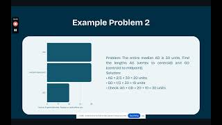 Learning Triangle Medians and Centroids