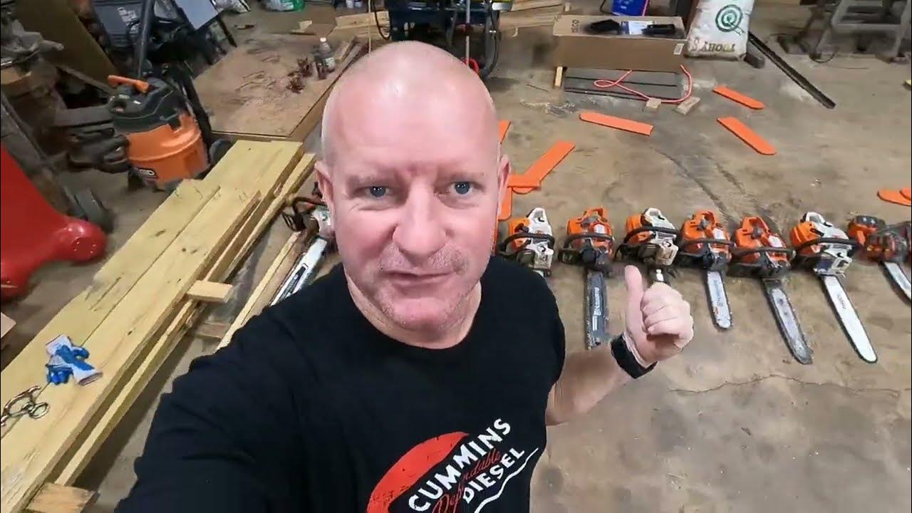 How much do chainsaws actually weigh? Lets weigh 15 saws and see YouTube