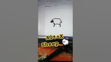 MS word shortcut key to make Sheep 🐑 logo #MSword #tricks #shortcuts #computerkeys