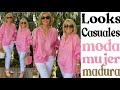 MODA CASUAL CÓMODA PARA SEÑORAS DE 50 Y 60 AÑOS COMO VESTIR A LOS 50 Y 60 AÑOS MODA MUJER MADURA