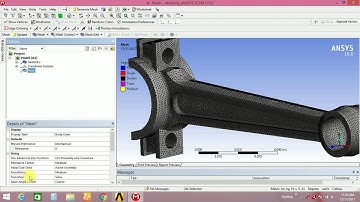 Meshing of Connecting Rod In Ansys Workbench