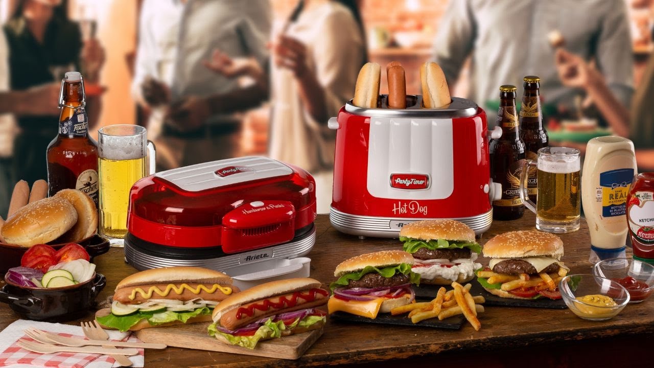 Hamburger e Hot Dog Maker Party Time - Ariete 205 e 206 Rossi 