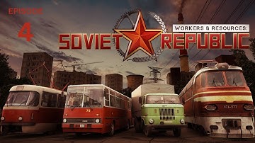 Coffee Plays Workers and Resources: Soviet Republic - Episode 4