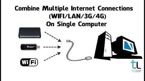 Combine multiple internet connections on same computer | LAN,WIFI,3G/4G