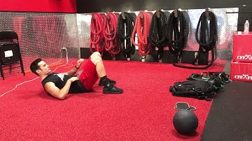 Supine Hamstring Walkouts