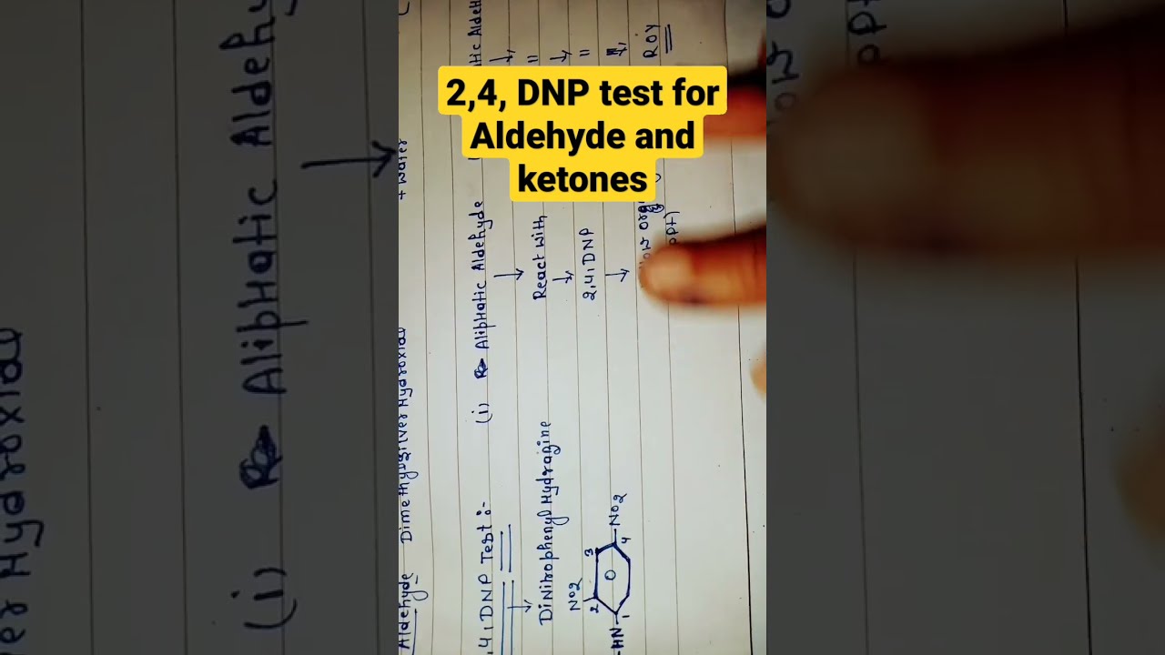 2 4 DNP Test For Aldehyde And Ketones YouTube 2 4 DNP Test For Aldehyde And Ketones YouTube