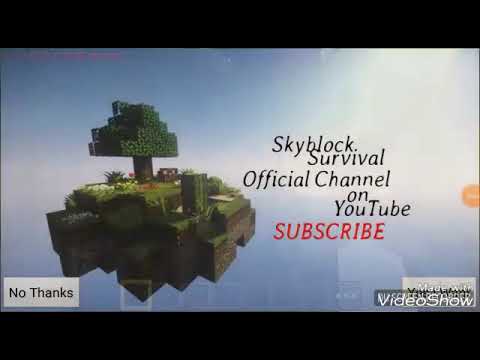 Minecraft skyblock survival ვცდილობ მივიდე მეორე კუნძულამდე