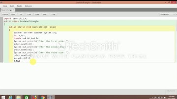 How to find the area of a Scalene triangle in java BlueJ