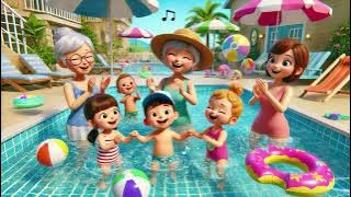 : 👵👩‍👧 Grandma, Mommy, and Me Splash Song 💦🎶 F|Nursery Rhymes & Kids Songs
