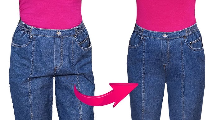 How to shorten jeans and keep original hem without sewing machine 