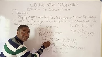 COLLIGATIVE PROPERTIES|Exhibition of Osmotic pressure, Relationship b/w Molality and Van hoff Factor