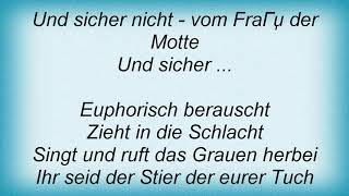 Goethes Erben - Zinnsoldaten Lyrics