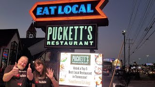 BEST PLACES TO EAT IN PIGEON FORGE 2023 | Puckett's Restaurant #bbq #localeats