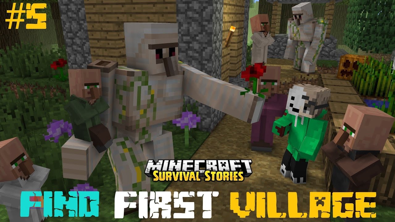 ∆FIND MY FIRST VILLAGE IN MINECRAFT SURVIVAL SIRISH ⭕ - YouTube