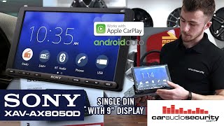 Single DIN stereo with a 9' Touch Screen! Sony XAVAX8050D | Car Audio & Security