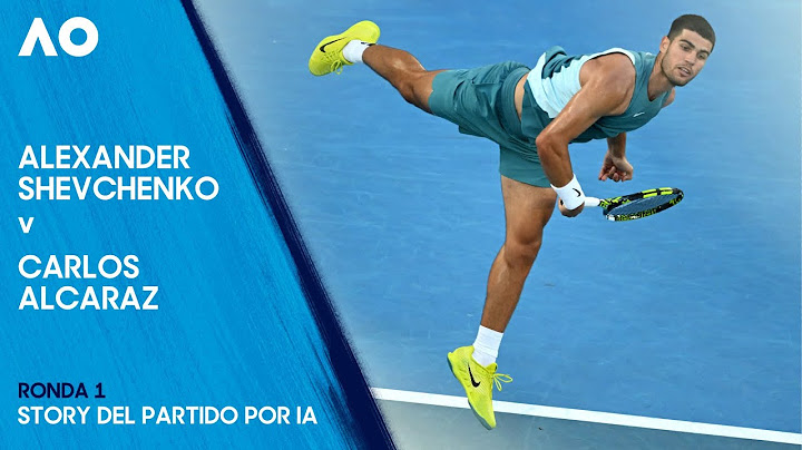 Alexander Shevchenko v Carlos Alcaraz Story del partido por IA | Abierto de Australia 2025 Ronda 1
