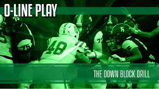 Down Block Drill: How to Teach First-Level Blocking (O-Line)