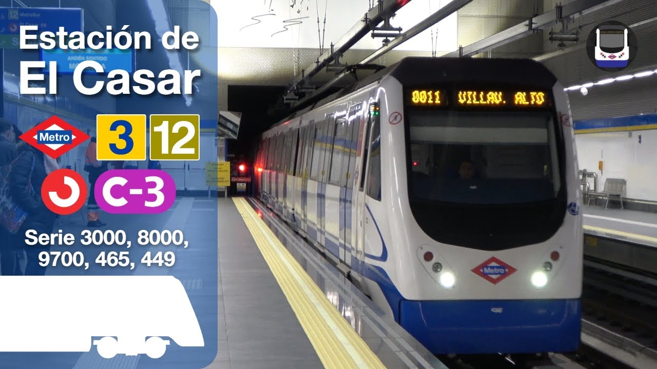 (Ampliación L3) Circulaciones por la estación de El Casar | Metro de Madrid y Cercanías